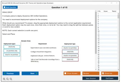 Microsoft MB-500 Microsoft Dynamics 365: Finance and Operations Apps Developer Practice test exam simulator test engine exam Prep practice test questions answers Image 1