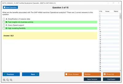 SAP E_HANAAW_16 SAP Certified Development Specialist - ABAP for SAP HANA 2.0 Practice test exam simulator test engine exam Prep practice test questions answers Image 3