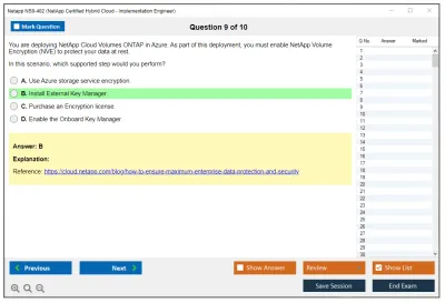 Netapp NS0-402 NetApp Certified Hybrid Cloud Implementation Engineer Practice test exam simulator test engine exam Prep practice test questions answers Image 9