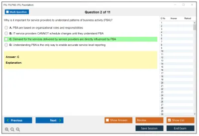 ITIL ITILFND ITIL – Foundation (v4) Practice test exam simulator test engine exam Prep practice test questions answers Image 2
