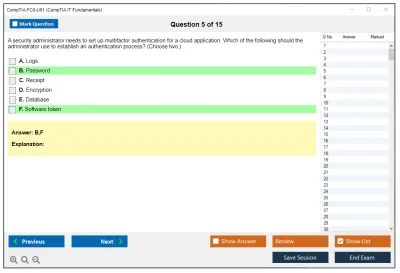 CompTIA FC0-U61 CompTIA IT Fundamentals+ Certification Exam Practice test exam simulator test engine exam Prep practice test questions answers Image 5