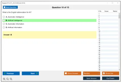 Huawei H13-311_V3.0 HCIA-AI V3.0 Practice test exam simulator test engine exam Prep practice test questions answers Image 10
