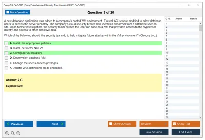 CompTIA CAS-003 CompTIA Advanced Security Practitioner (CASP) CAS-003 Practice test exam simulator test engine exam Prep practice test questions answers Image 3