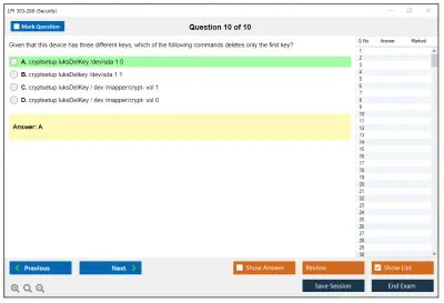 LPI 303-200 303-200: LPIC-3 Exam 303: Security, version 2.0 Practice test exam simulator test engine exam Prep practice test questions answers Image 10
