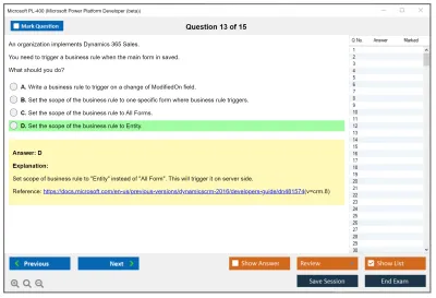 Microsoft PL-400 Microsoft Power Platform Developer Practice test exam simulator test engine exam Prep practice test questions answers Image 13