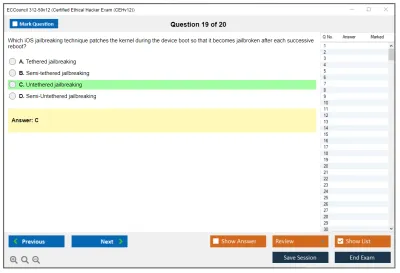 ECCouncil 312-50v12 Certified Ethical Hacker Exam (CEHv12) Practice test exam simulator test engine exam Prep practice test questions answers Image 19