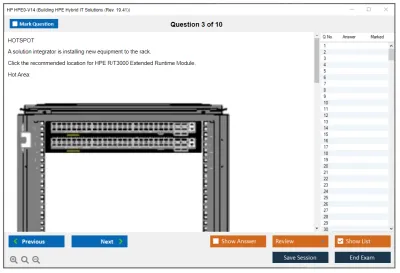 HP HPE0-V14 Building HPE Hybrid IT Solutions (Rev. 19.41) Practice test exam simulator test engine exam Prep practice test questions answers Image 3