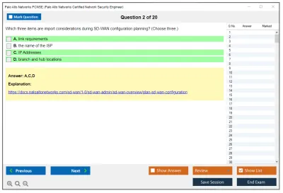 Palo Alto Networks PCNSE Palo Alto Networks Certified Security Engineer (PCNSE) PAN-OS 11.0 Practice test exam simulator test engine exam Prep practice test questions answers Image 2
