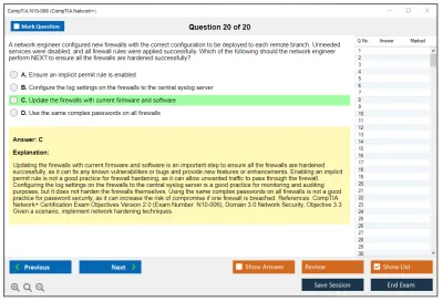 CompTIA N10-008 CompTIA Network+ Exam Practice test exam simulator test engine exam Prep practice test questions answers Image 20