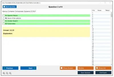 Linux Foundation KCNA Kubernetes and Cloud Native Associate (KCNA) Practice test exam simulator test engine exam Prep practice test questions answers Image 3
