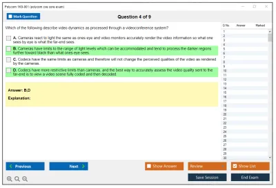 Polycom 1K0-001 Polycom Certified Videoconferencing Engineer (PCVE) Practice test exam simulator test engine exam Prep practice test questions answers Image 4