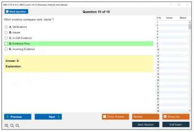 IBM C7010-013 IBM Curam V6.0.5 Business Analysis and Design Practice test exam simulator test engine exam Prep practice test questions answers Image 10