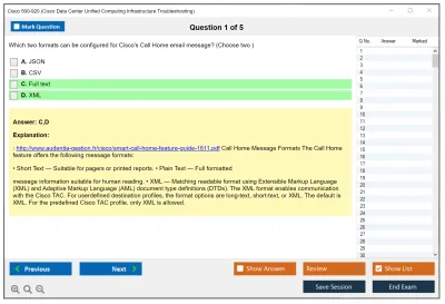 Cisco 500-920 Cisco Data Center Unified Computing Infrastructure Troubleshooting (DCITUC) Practice test exam simulator test engine exam Prep practice test questions answers Image 1