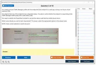 Microsoft AZ-720 Troubleshooting Microsoft Azure Connectivity Practice test exam simulator test engine exam Prep practice test questions answers Image 3