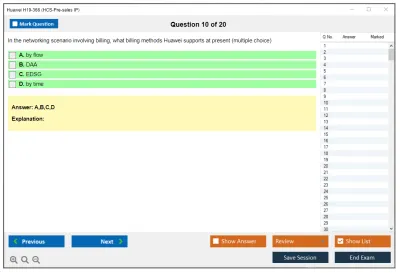 Huawei H19-366 HCS-Pre-sales IP Practice test exam simulator test engine exam Prep practice test questions answers Image 10