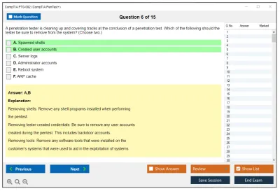 CompTIA PT0-002 CompTIA PenTest+ Certification Exam Practice test exam simulator test engine exam Prep practice test questions answers Image 6