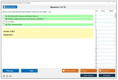 Huawei H35-582 HCIE-5G Radio V1.0 (Written) Practice test exam simulator test engine exam Prep practice test questions answers Image 3