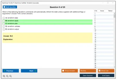 HashiCorp TA-002-P HashiCorp Certified: Terraform Associate Practice test exam simulator test engine exam Prep practice test questions answers Image 9