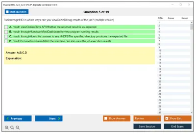 Huawei H13-723_V2.0 HCIP-Big Data Developer V2.0 Practice test exam simulator test engine exam Prep practice test questions answers Image 5