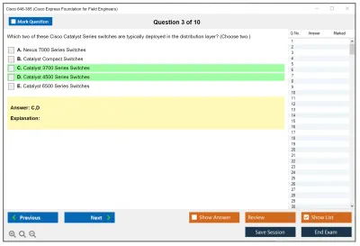Cisco 648-385 Cisco Express Foundation for Field Engineers Practice test exam simulator test engine exam Prep practice test questions answers Image 3