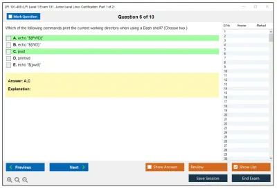 LPI 101-400 LPI Level 1 Exam 101, Junior Level Linux Certification, Part 1 of 2 Practice test exam simulator test engine exam Prep practice test questions answers Image 6