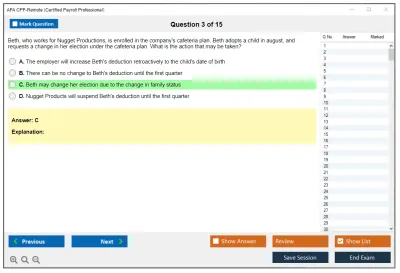 APA CPP-Remote Certified Payroll Professional Practice test exam simulator test engine exam Prep practice test questions answers Image 3