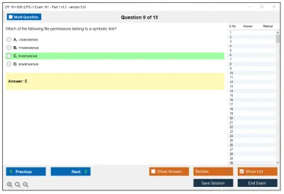 LPI 101-500 LPIC-1 Exam 101, Part 1 of 2, version 5.0 Practice test exam simulator test engine exam Prep practice test questions answers Image 9
