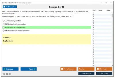 CIW 1D0-61C Network Technology Associate Practice test exam simulator test engine exam Prep practice test questions answers Image 9