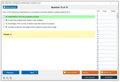 BCS ISEB-SWT2 ISTQB-BCS Certified Tester Foundation Level Practice test exam simulator test engine exam Prep practice test questions answers Image 12