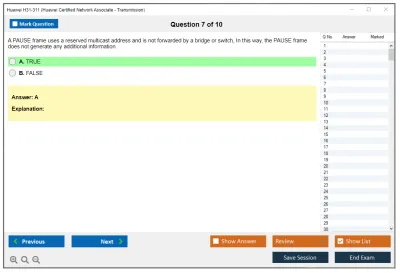 Huawei H31-311 Huawei Certified Network Associate - Transmission Practice test exam simulator test engine exam Prep practice test questions answers Image 7
