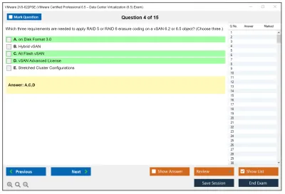 VMware 2V0-622PSE VMware Certified Professional 6.5 – Data Center Virtualization (6.5) Exam Practice test exam simulator test engine exam Prep practice test questions answers Image 4