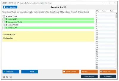 VCE 210-010 VCE Vblock™ Systems Deployment and Implementation - Core Exam Practice test exam simulator test engine exam Prep practice test questions answers Image 1