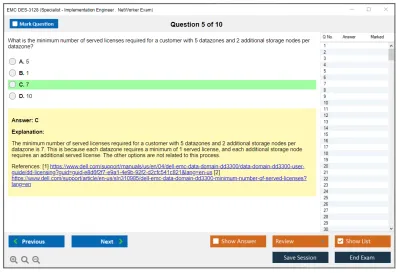 EMC DES-3128 Dell EMC NetWorker Specialist for Implementation Engineers Practice test exam simulator test engine exam Prep practice test questions answers Image 5
