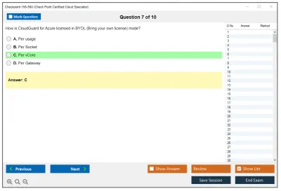 Checkpoint 156-560 Check Point Certified Cloud Specialist (CCCS) Practice test exam simulator test engine exam Prep practice test questions answers Image 7