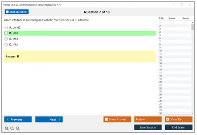 Veritas VCS-274 Administration of Veritas NetBackup 7.7 Practice test exam simulator test engine exam Prep practice test questions answers Image 7