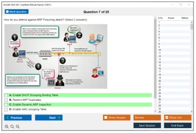 GAQM CEH-001 Certified Ethical Hacker (CEH) Practice test exam simulator test engine exam Prep practice test questions answers Image 7