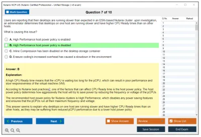 Nutanix NCP-US Nutanix Certified Professional – Unified Storage (NCP-US) v6 exam Practice test exam simulator test engine exam Prep practice test questions answers Image 7