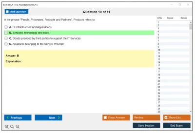 Exin ITILF ITIL Foundation (ITILF) Practice test exam simulator test engine exam Prep practice test questions answers Image 10