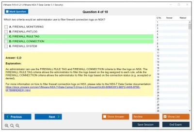 VMware 5V0-41.21 VMware NSX-T Data Center 3.1 Security Practice test exam simulator test engine exam Prep practice test questions answers Image 4