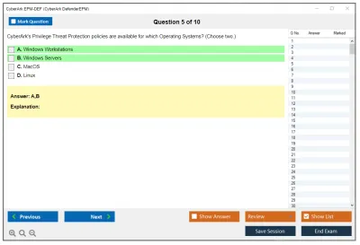 CyberArk EPM-DEF CyberArk Defender - EPM Practice test exam simulator test engine exam Prep practice test questions answers Image 5