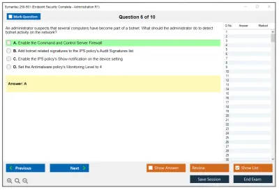 Symantec 250-561 Endpoint Security Complete - Administration R1 Practice test exam simulator test engine exam Prep practice test questions answers Image 6