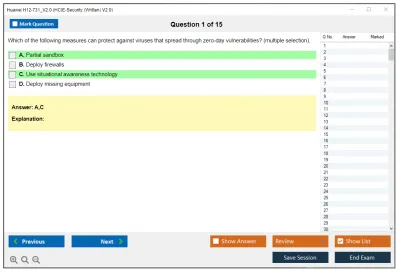 Huawei H12-731_V2.0 HCIE-Security (Written) V2.0 Practice test exam simulator test engine exam Prep practice test questions answers Image 1