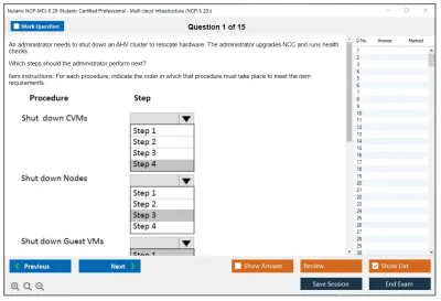 Nutanix NCP-MCI-5.20 Nutanix Certified Professional - Multi cloud Infrastructure (NCP-5.20) Practice test exam simulator test engine exam Prep practice test questions answers Image 1