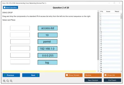 Cisco 100-105 ICND Interconnecting Cisco Networking Devices Part 1 Practice test exam simulator test engine exam Prep practice test questions answers Image 2