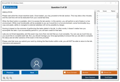 Microsoft MD-100 Windows Client Practice test exam simulator test engine exam Prep practice test questions answers Image 5