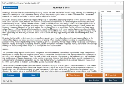 Test Prep ASSET Short Placement Tests Developed by ACT Practice test exam simulator test engine exam Prep practice test questions answers Image 9