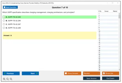 Cisco 600-212 Implementing Cisco Service Provider Mobility LTE Networks (SPLTE) Practice test exam simulator test engine exam Prep practice test questions answers Image 7