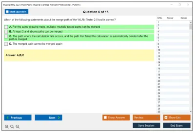 Huawei H12-322 Huawei Certified ICT Professional - Wireless Local Area Network- Planning and Optimizing Enterprise WLAN Practice test exam simulator test engine exam Prep practice test questions answers Image 6