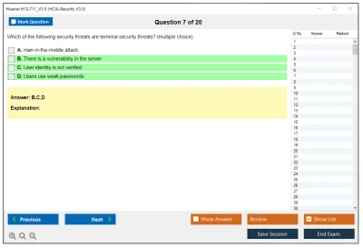 Huawei H12-711_V3.0 HCIA-Security V3.0 Practice test exam simulator test engine exam Prep practice test questions answers Image 7