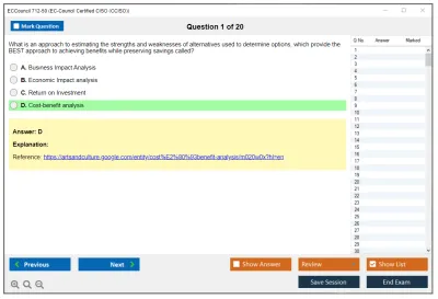 ECCouncil 712-50 EC-Council Certified CISO (CCISO) Practice test exam simulator test engine exam Prep practice test questions answers Image 1